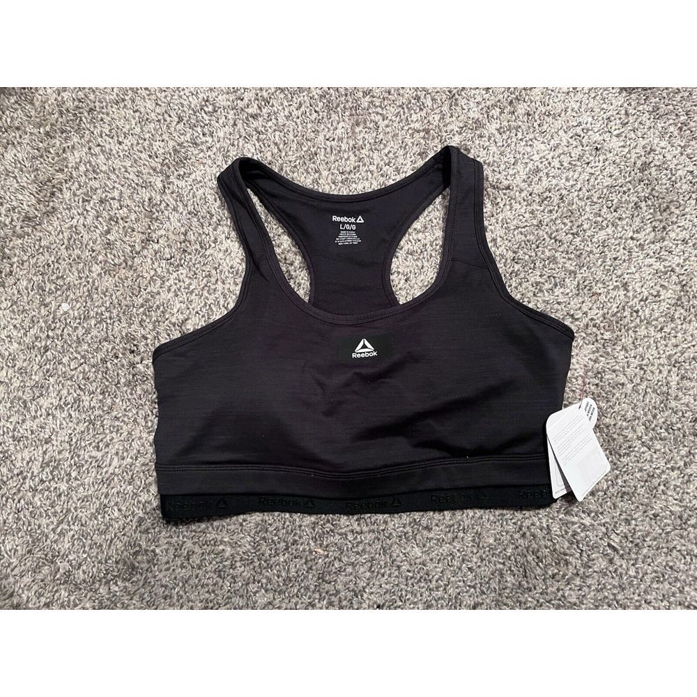 Reebok Maximum Support Bra Size Large, Black, NWT